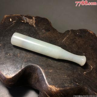 老的和田玉烟嘴古董收藏包老包邮实物拍摄喜欢带走欢迎关注我包老民国